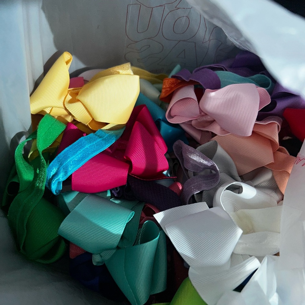 Colorful headband bow collection